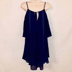 Altar’d State Royal blue cold shoulder dress